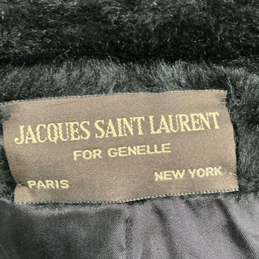 Jacques Saint Laurent for Genelle Faux Fur Coat Approx. Sz XXL (46in Pit To Pit)